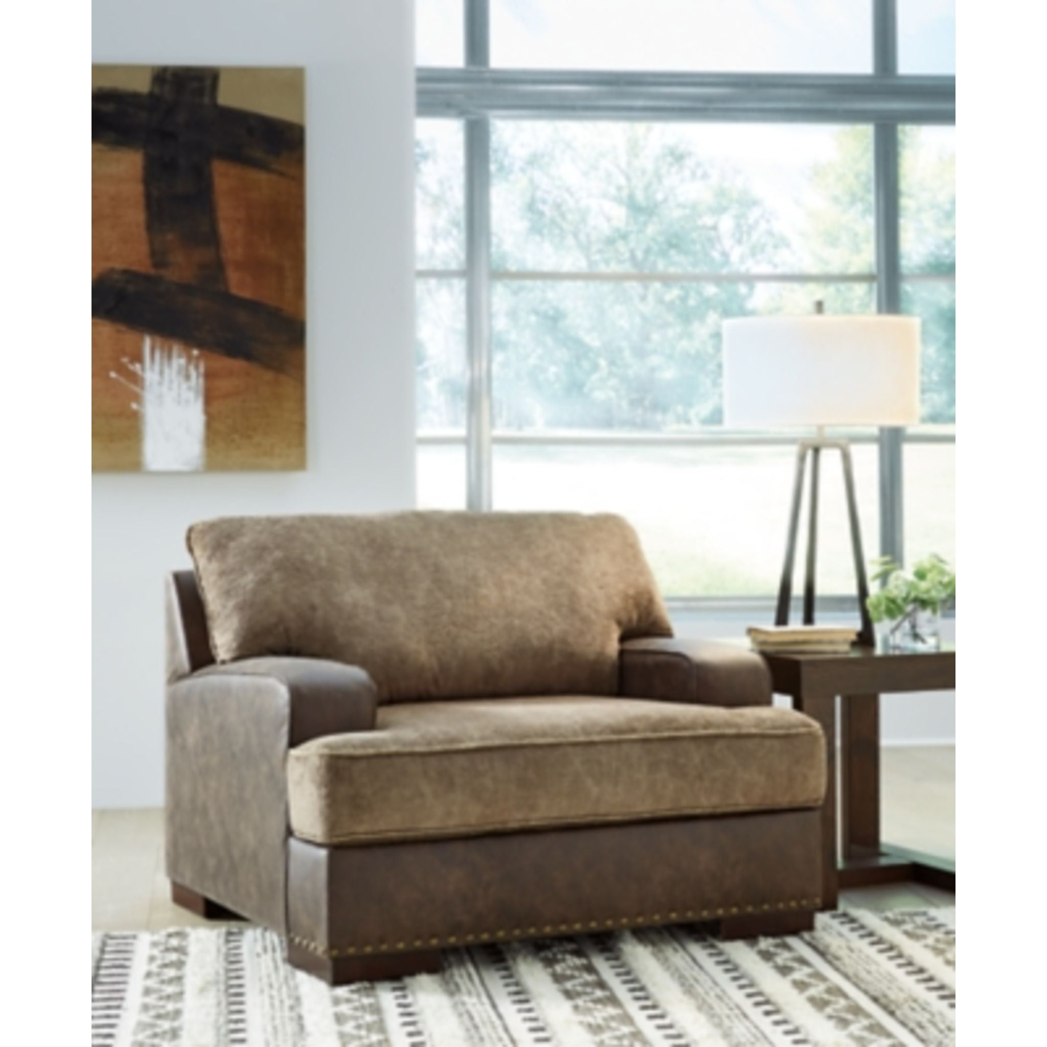 Alesbury Oversized Chair and a Half in Rich Chocolate Brown – Perfect for Living Rooms, Reading Nooks & Cozy Spaces