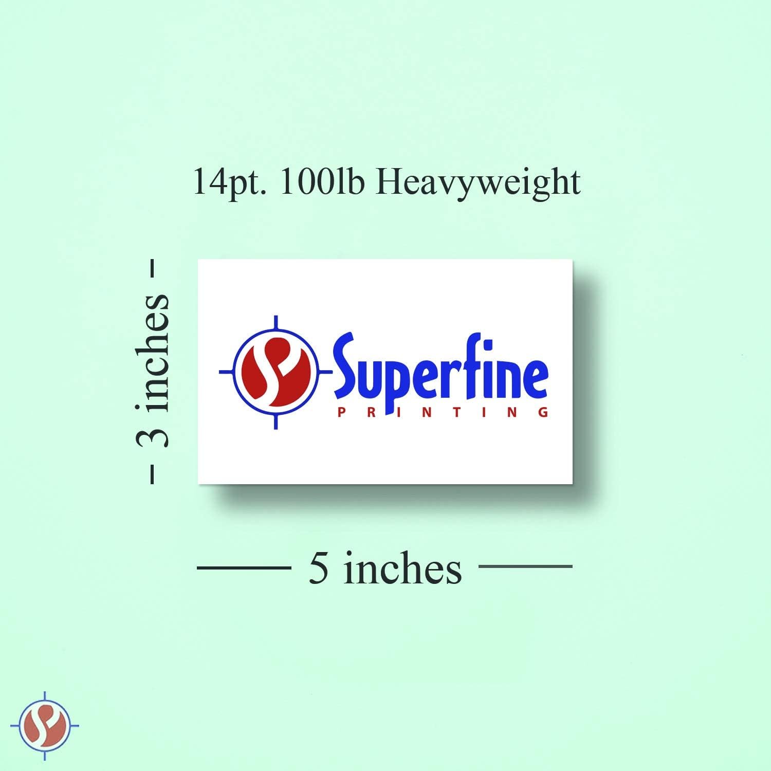 100 Pcs Extra Thick White Index Cards - Premium 14pt (0.014