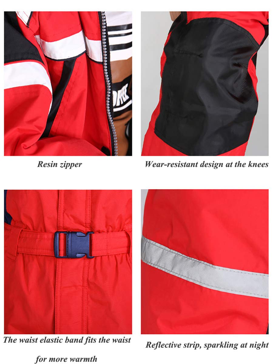 **Men's & Women's One-Piece Ski Suit - Adjustable Waterproof Snowsuit for Winter Sports | Perfect for Skiing, Snowboarding & Cold Weather Adventures**