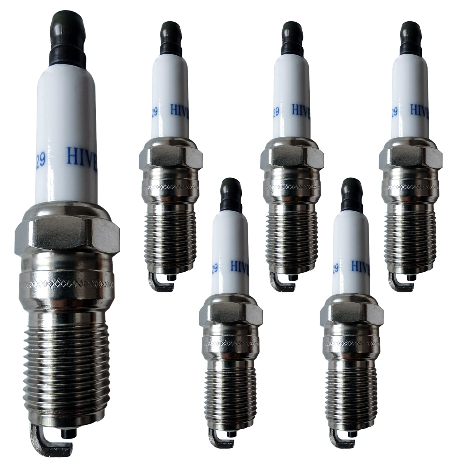 V7429 Spark Plugs - 6 Pack Replacement for #2238 TR5 - High Performance Ignition Plugs for Cars, Trucks & Motorcycles - Perfect for Engine Tune-Ups & Maintenance
