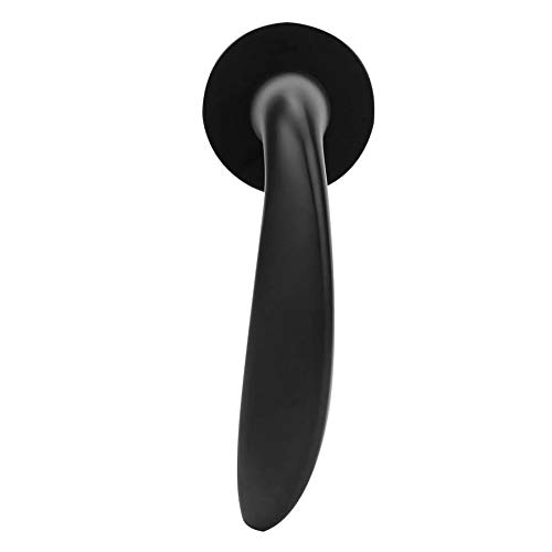 Black Space Aluminum Interior Door Lock Handle - Split Silent Cabinet Door Lock for Bedroom, Bathroom, and Closet Doors - Durable & Noise-Free Home Security Solution