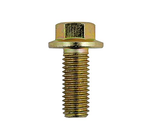 31378 Zinc Yellow Flanged Set Screw - Pack of 50 for Machinery, Automotive & Industrial Equipment Fastening