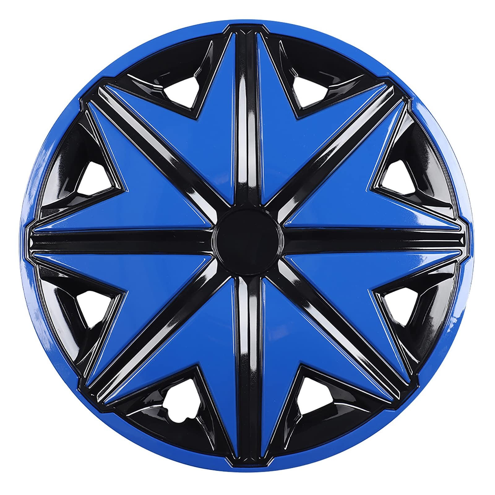 4-Pack Blue 14 Inch Hubcaps for Most Vehicles - Universal Wheel Covers & Rim Protectors | Durable Car Accessories for Enhanced Style & Protection (Perfect for Daily Commute, Road Trips & Vehicle Customization)