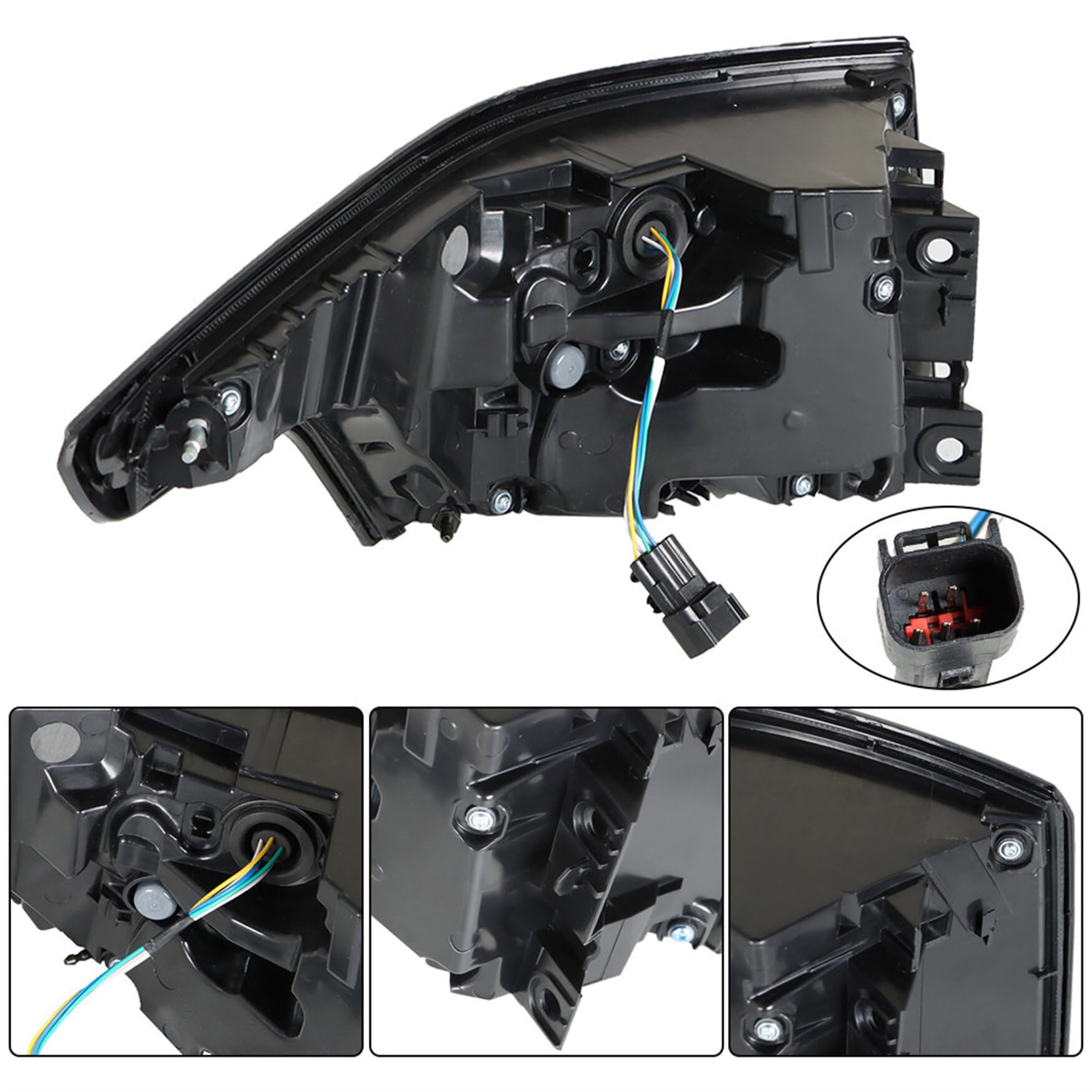 2014-2018 Range Rover Sport Tail Lights Assembly - Driver & Passenger Side Replacement (LR043974 LR043976) - Perfect for Night Driving & Enhanced Vehicle Safety
