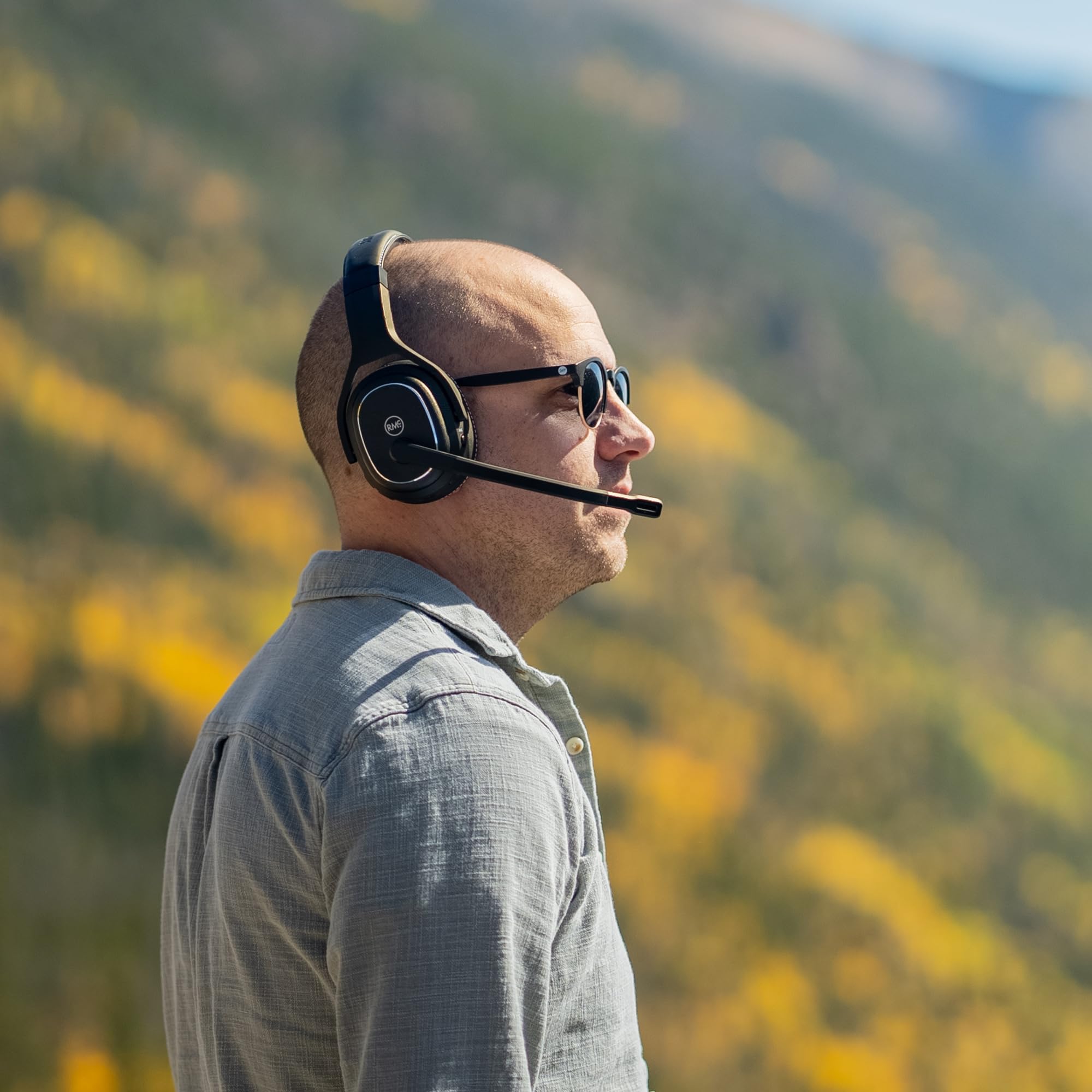 Rand McNally ClearDryve 220 Premium 2-in-1 Wireless Headset with Noise Cancellation - Long Battery Life, All-Day Comfort for Truck Drivers & Call Centers - Ideal for Hands-Free Calls, Online Meetings & Road Trips