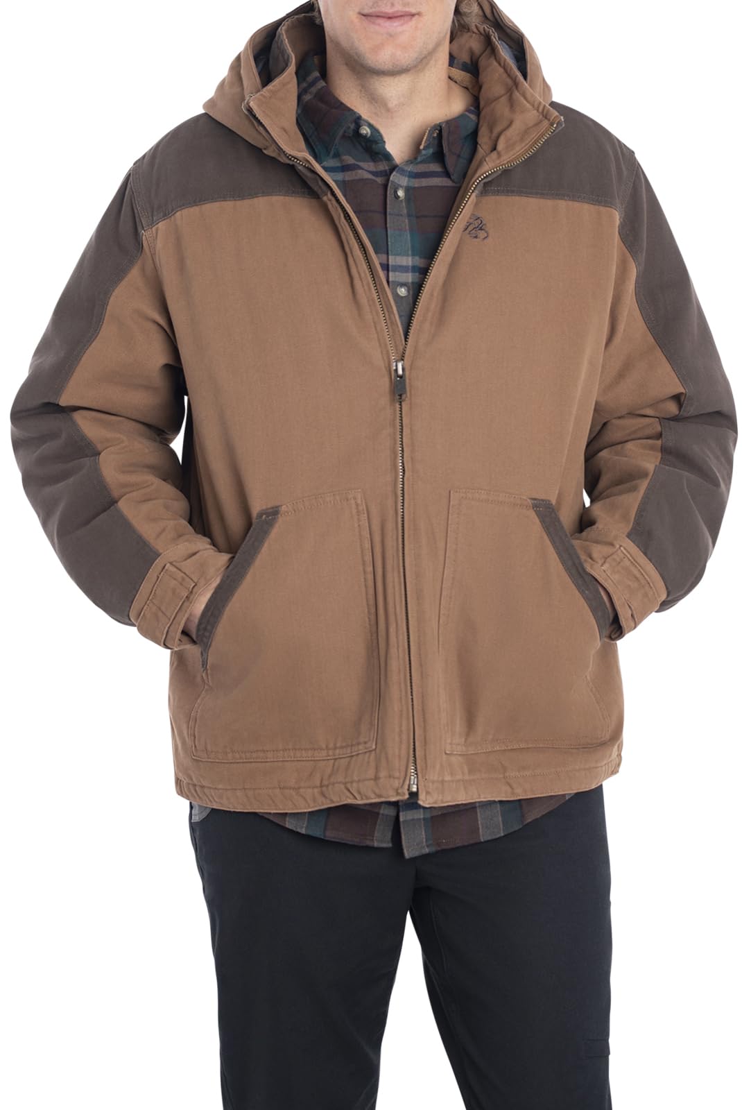 Legendary Whitetails Men's Canvas Cross Trail Workwear Jacket - Durable Outdoor Coat for Hunting, Hiking & Camping - Water-Resistant Canvas Work Coat for Cold Weather Adventures