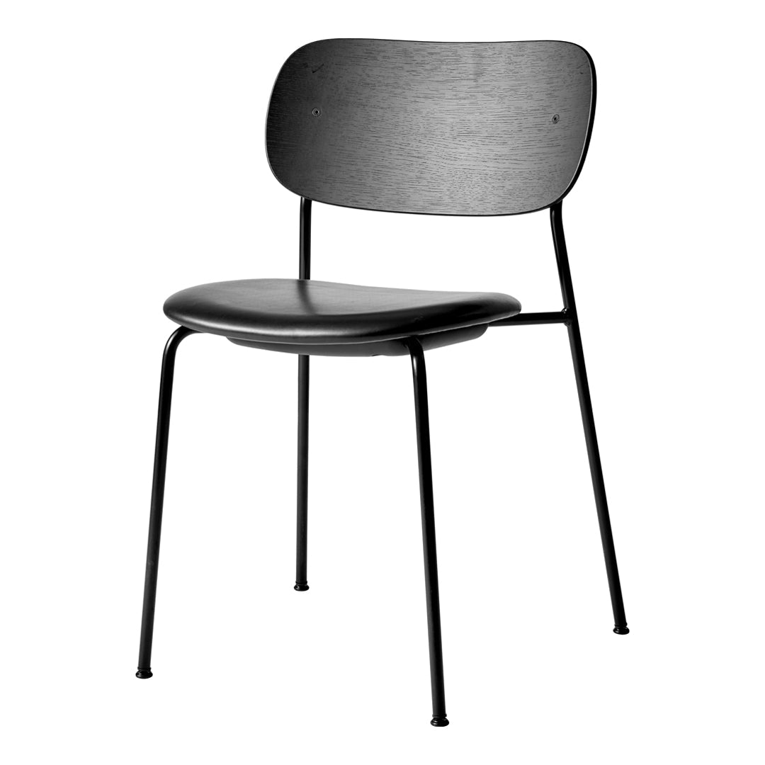 Co Dining Stackable Chair - Upholstered Seat for Kitchen, Dining Room & Outdoor Patio | Comfortable & Space-Saving Furniture