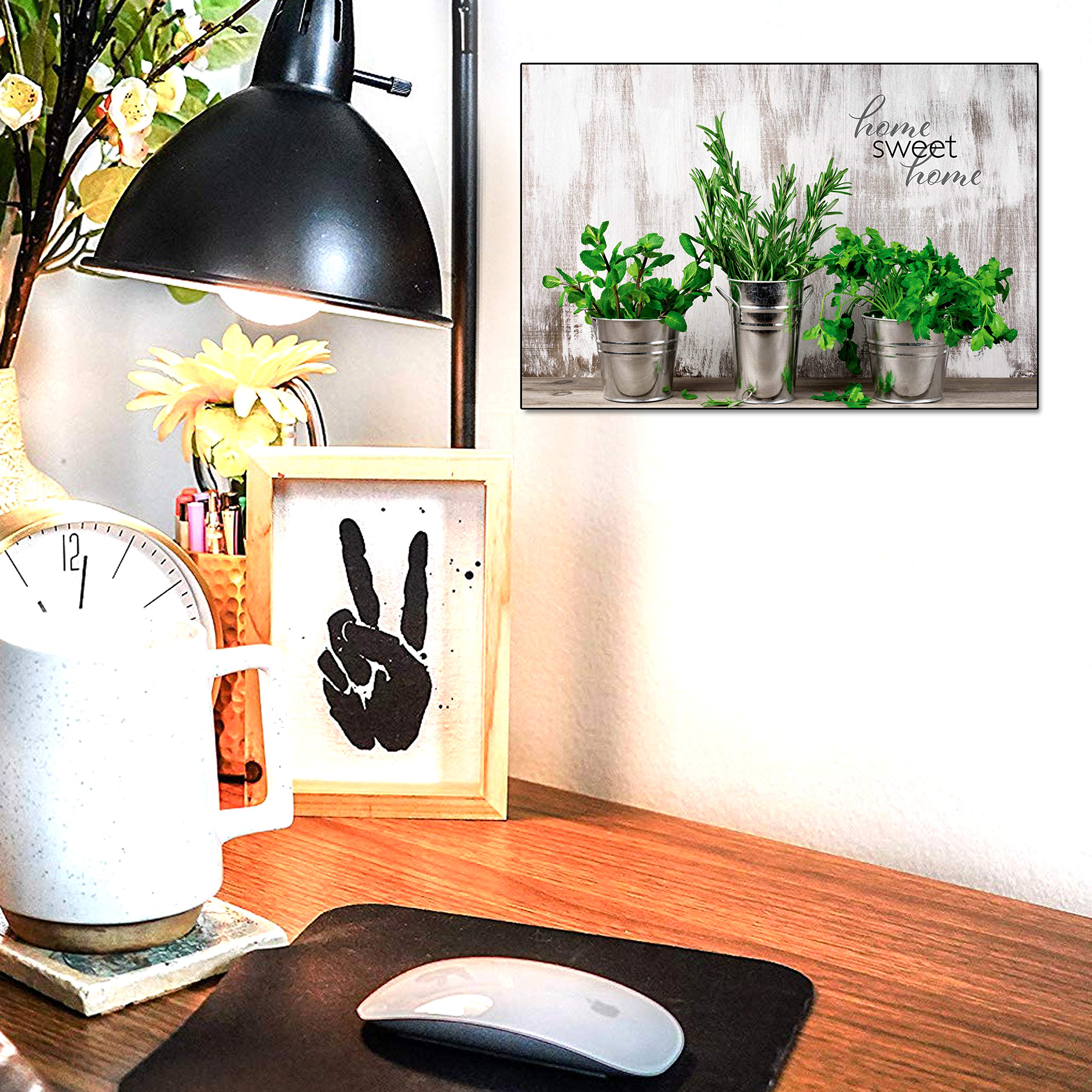 Rustic Home Sweet Home Wall Art - 9” x 6