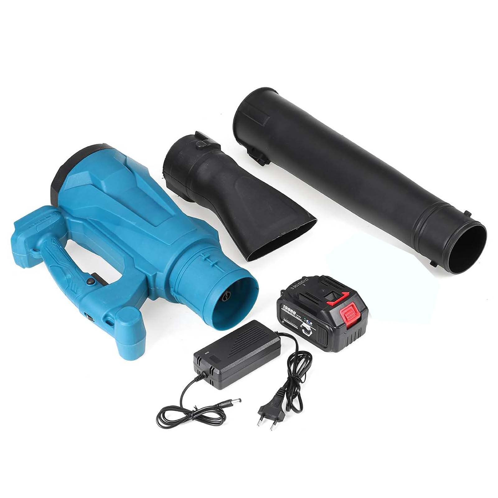 21V Cordless Leaf Blower - Battery Powered with Fast Charger, 6-Speed Adjustable for Yard Cleaning - Perfect for Patio, Driveway & Garden Maintenance