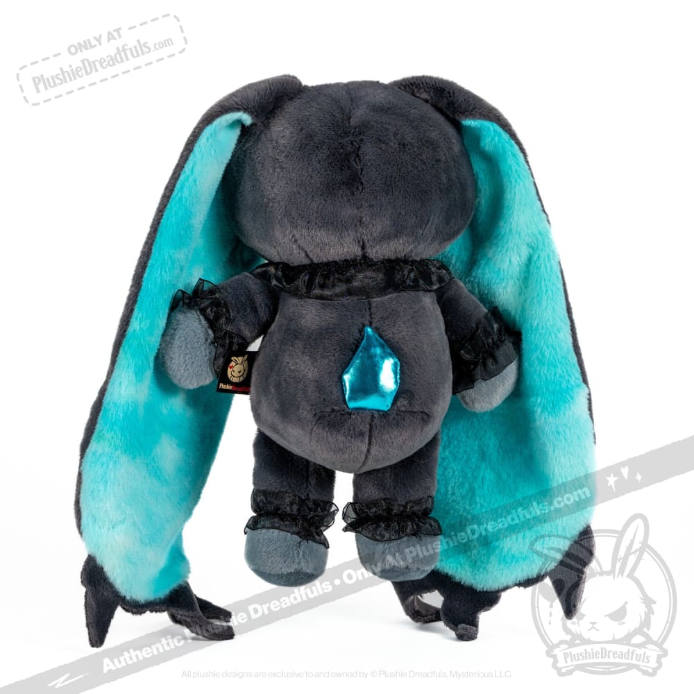 Plushie Dreadfuls Wraith Bunny - Soft Stuffed Animal Toy for Halloween Decor, Gothic Gift & Cute Cuddling