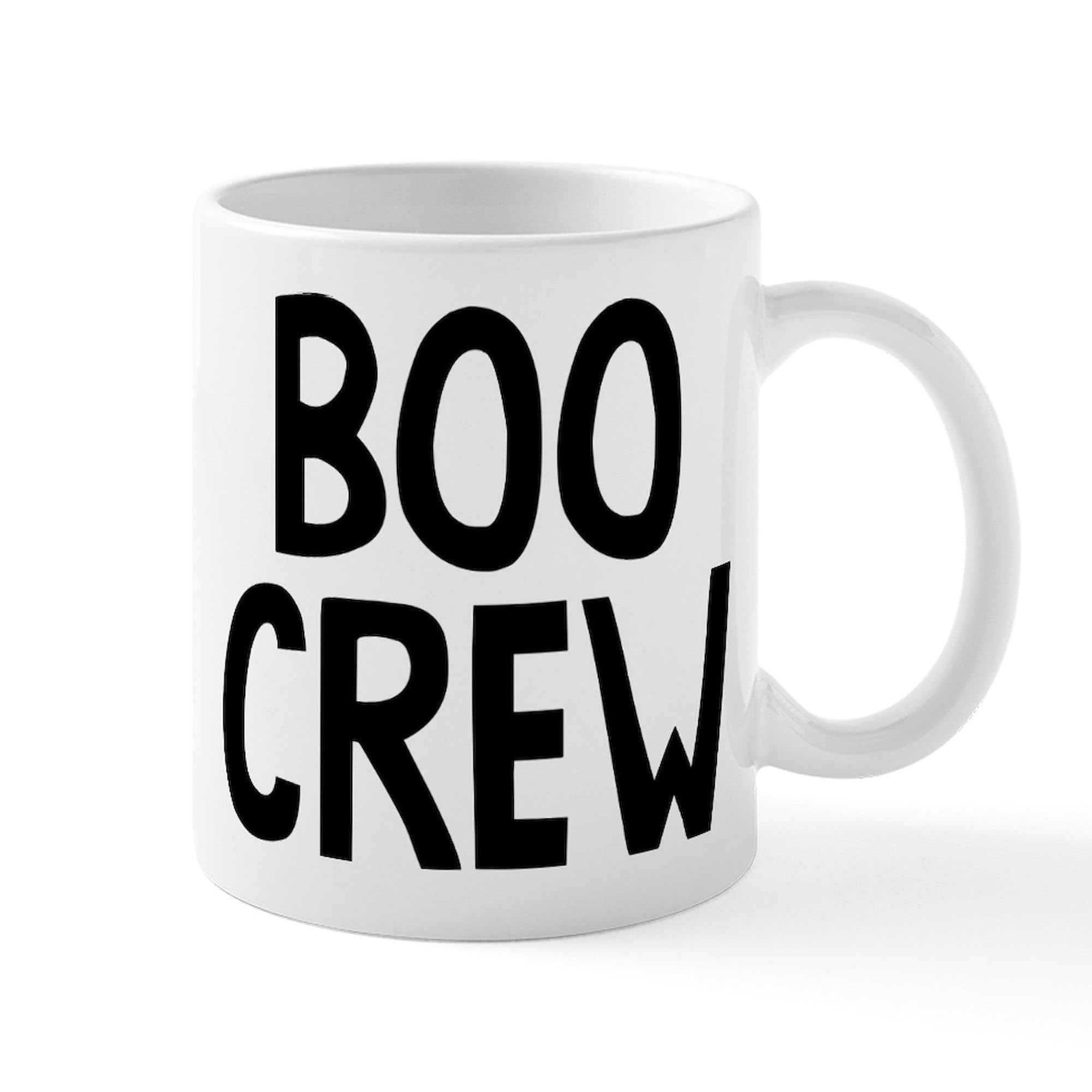 Boo Crew 11 oz (325 ml) Ceramic Coffee Mug - Halloween Themed Coffee Cup for Office, Home & Gifts - Perfect for Hot Beverages Like Coffee, Tea or Cocoa