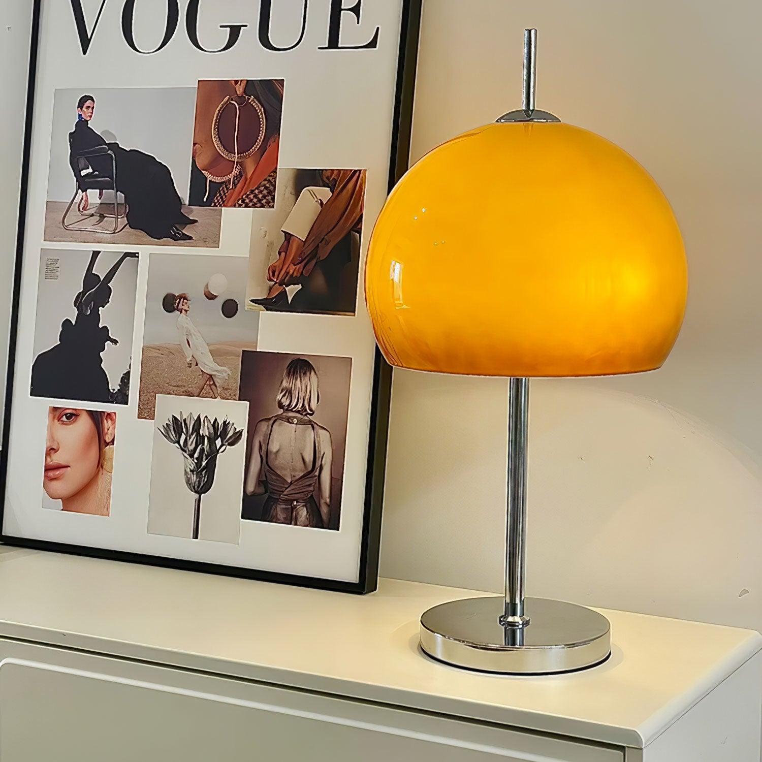 Modern Mushroom Bauhaus Table Lamp - Minimalist Nordic Style Bedside Lighting for Living Room, Bedroom & Office Decor