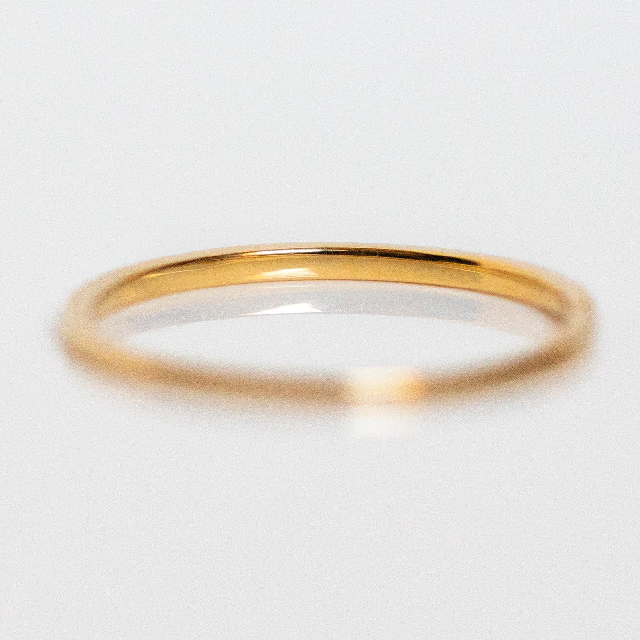 Solid Gold Simple Pave Diamond Band Ring - 14K/18K Yellow/White/Rose Gold Wedding, Anniversary, Promise, Stackable Ring for Women - Perfect for Everyday Wear & Special Occasions