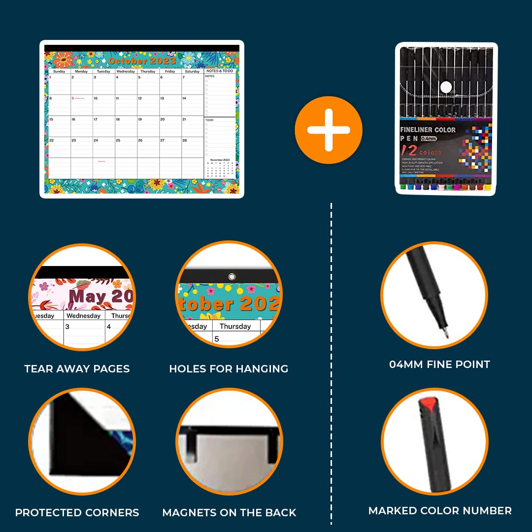 2024-2025 18-Month Large Desk Calendar Planner (July 2024 - December 2025) | 17.3