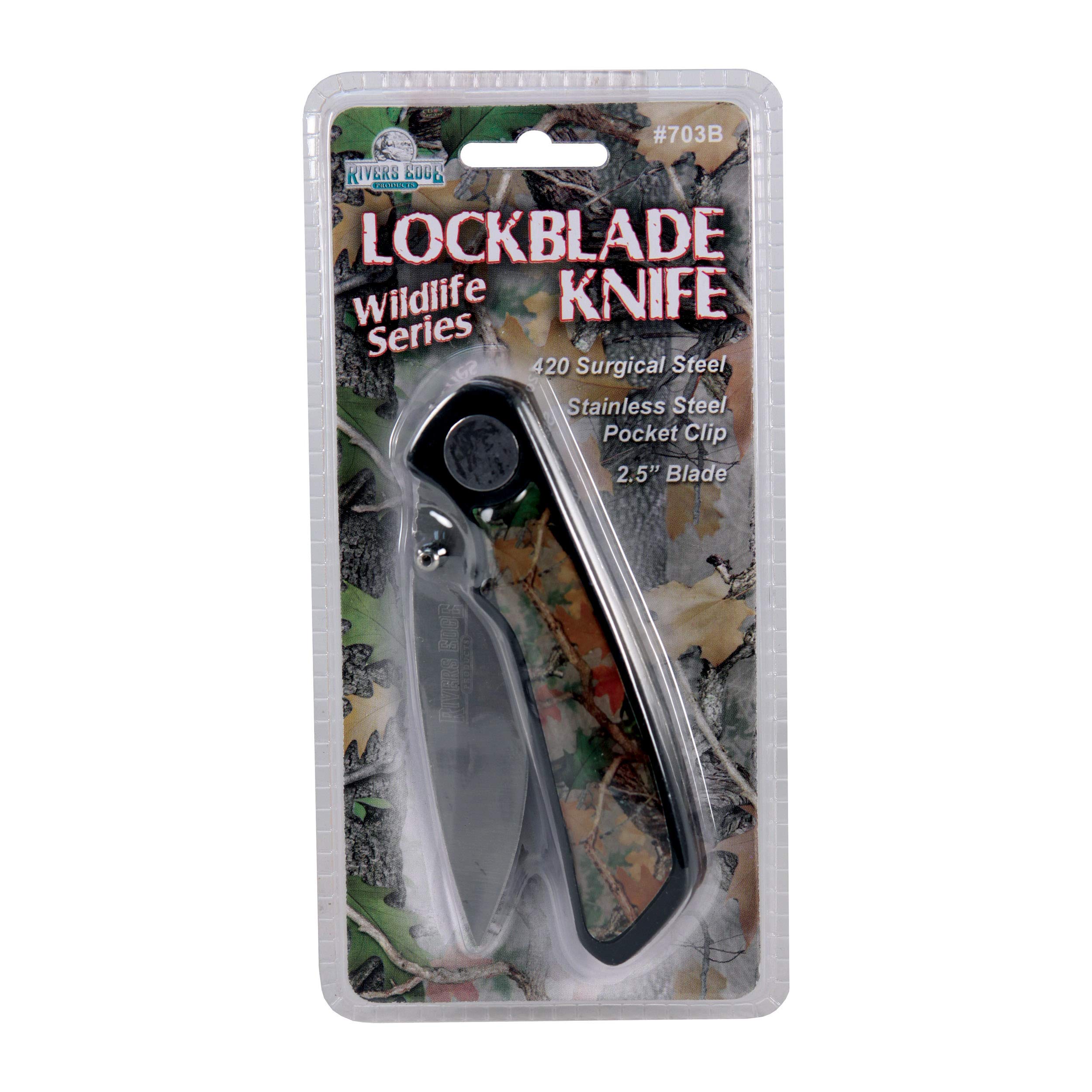 Rivers Edge Camo Hunting Knife for Deer Hunting & Outdoor
