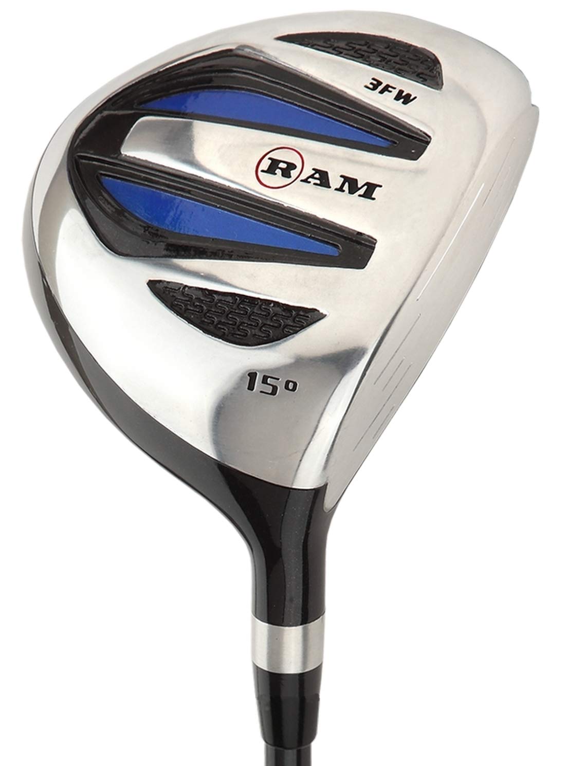 Ram Golf EZ3 Men's Wood Set - Driver, 3 & 5 Wood with Headcovers - Perfect for Driving Range and Course Play
