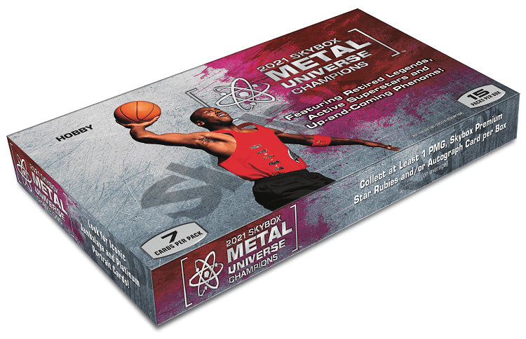2021 Upper Deck Skybox Universe Metal Champions Hobby Box - Collectible Trading Cards for Sports Fans & Card Collectors - Perfect for Trading, Collecting, and Displaying