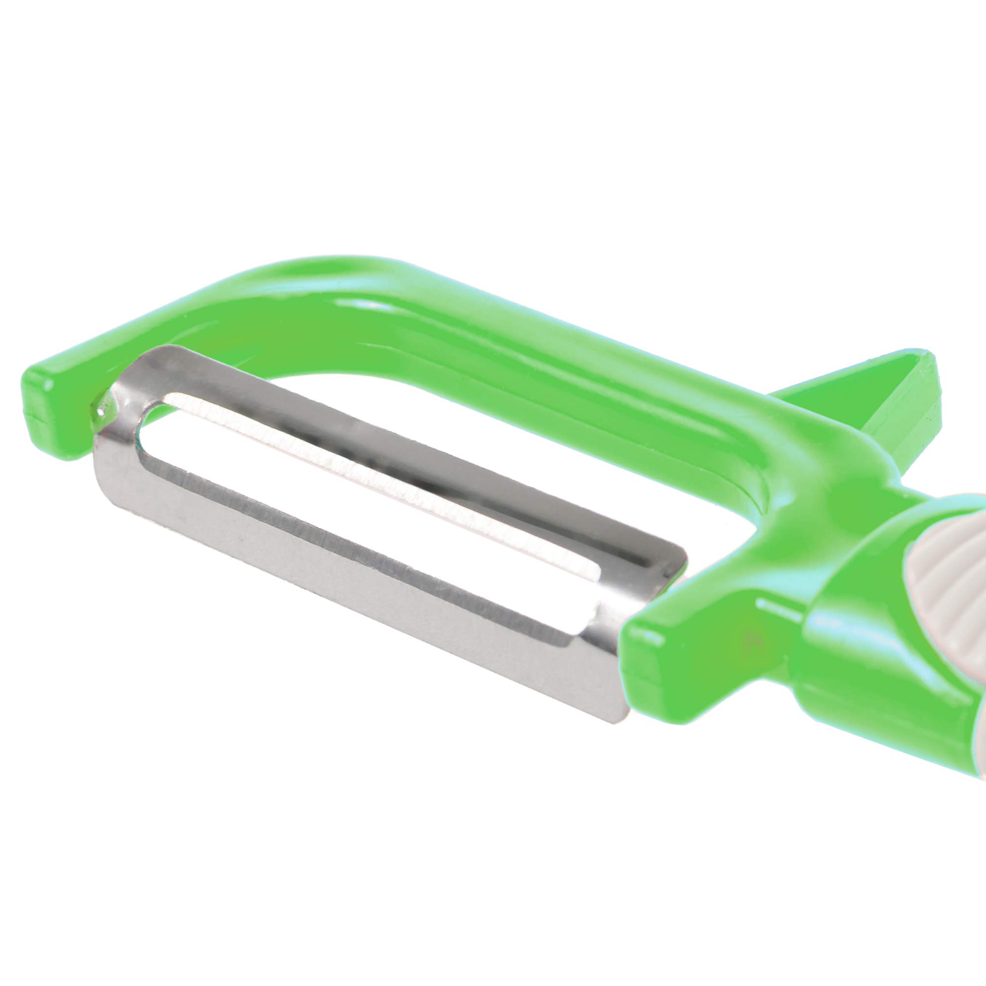 Premium Ergonomic Potato Peeler with Sharp Stainless Steel Blade - 3-Piece Set for Peeling Vegetables & Fruits - Comfortable Kitchen Tool for Potatoes, Carrots, Apples & More - Perfect for Home Cooking, Meal Prep & Professional Kitchens