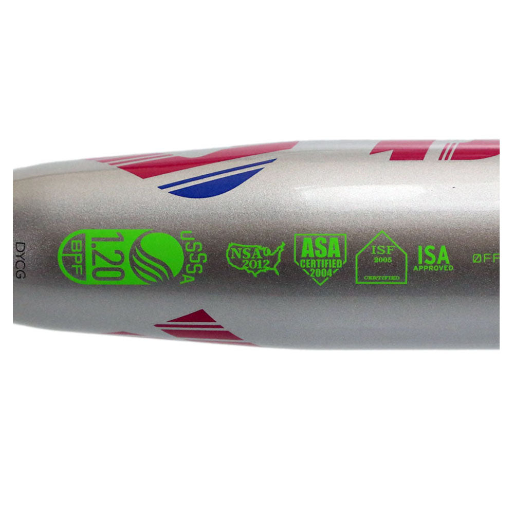 DeMarini CF7 CFS15 Fastpitch Softball Bat - Silver 2015 Model 2 1/4 Barrel | USA Certified for High Performance | Perfect for Competitive Fastpitch Games & Tournaments