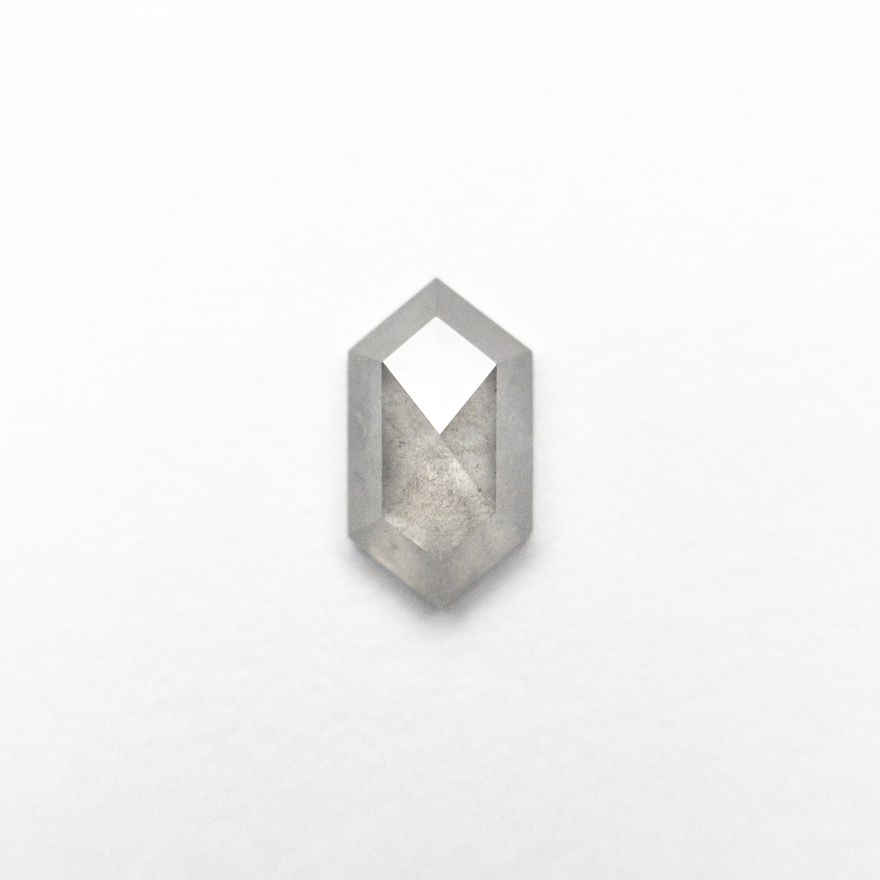 0.76ct Hexagon Rose Cut Diamond - 7.40x4.16x2.51mm Loose Gemstone for Jewelry Making (Item #25457) - Perfect for Engagement Rings, Earrings & Custom Jewelry Designs