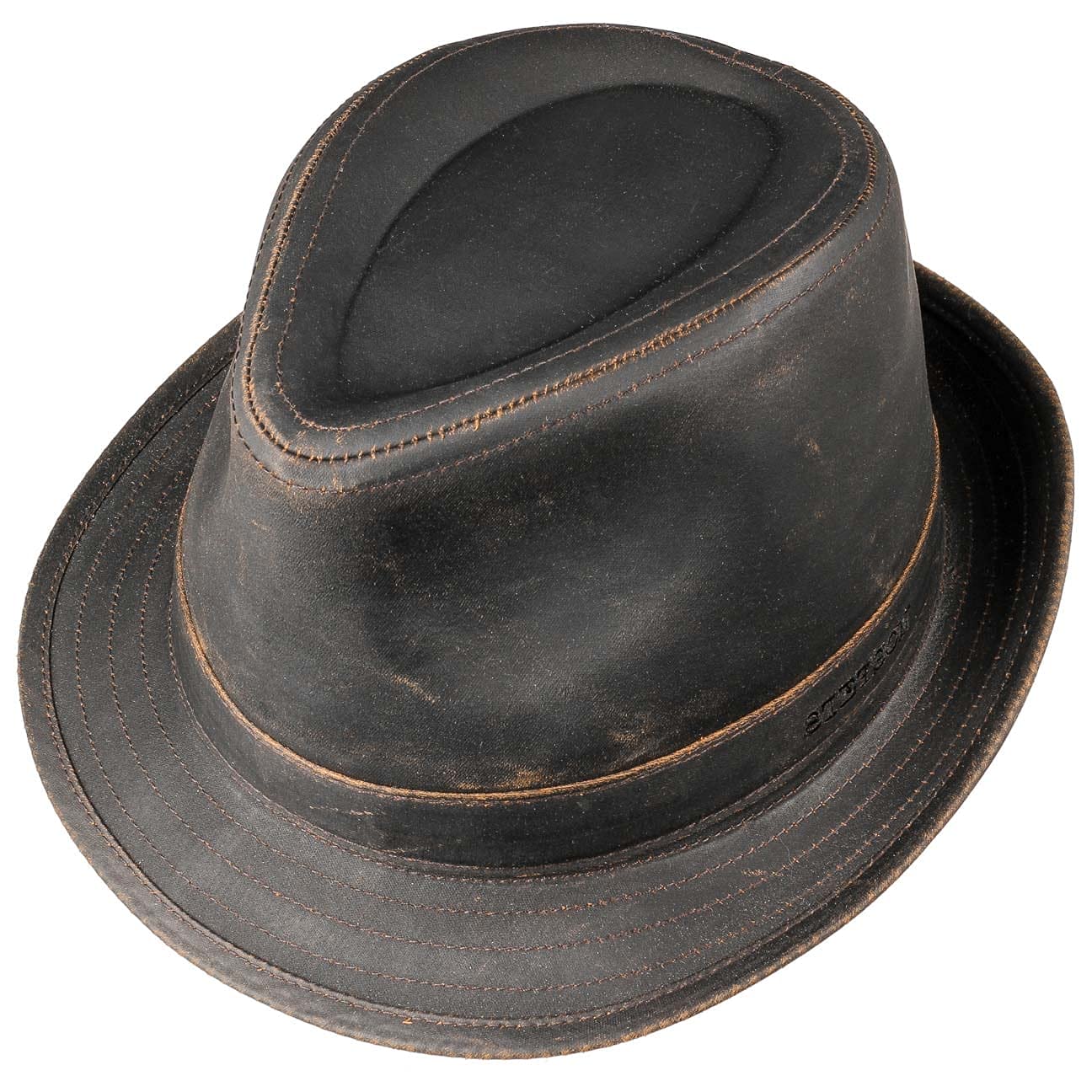 Stetson Odessa Trilby Cloth Hat for Men - Classic Casual & Formal Fedora Style - Perfect for Outdoor Events, Weddings, and Everyday Wear