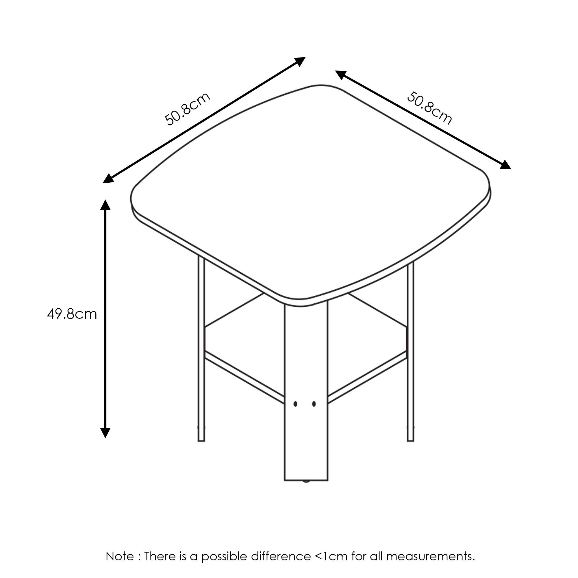 Furinno Simple Design Coffee Table Set with 2 End Tables - Espresso Finish for Living Room, Lounge & Home Decor