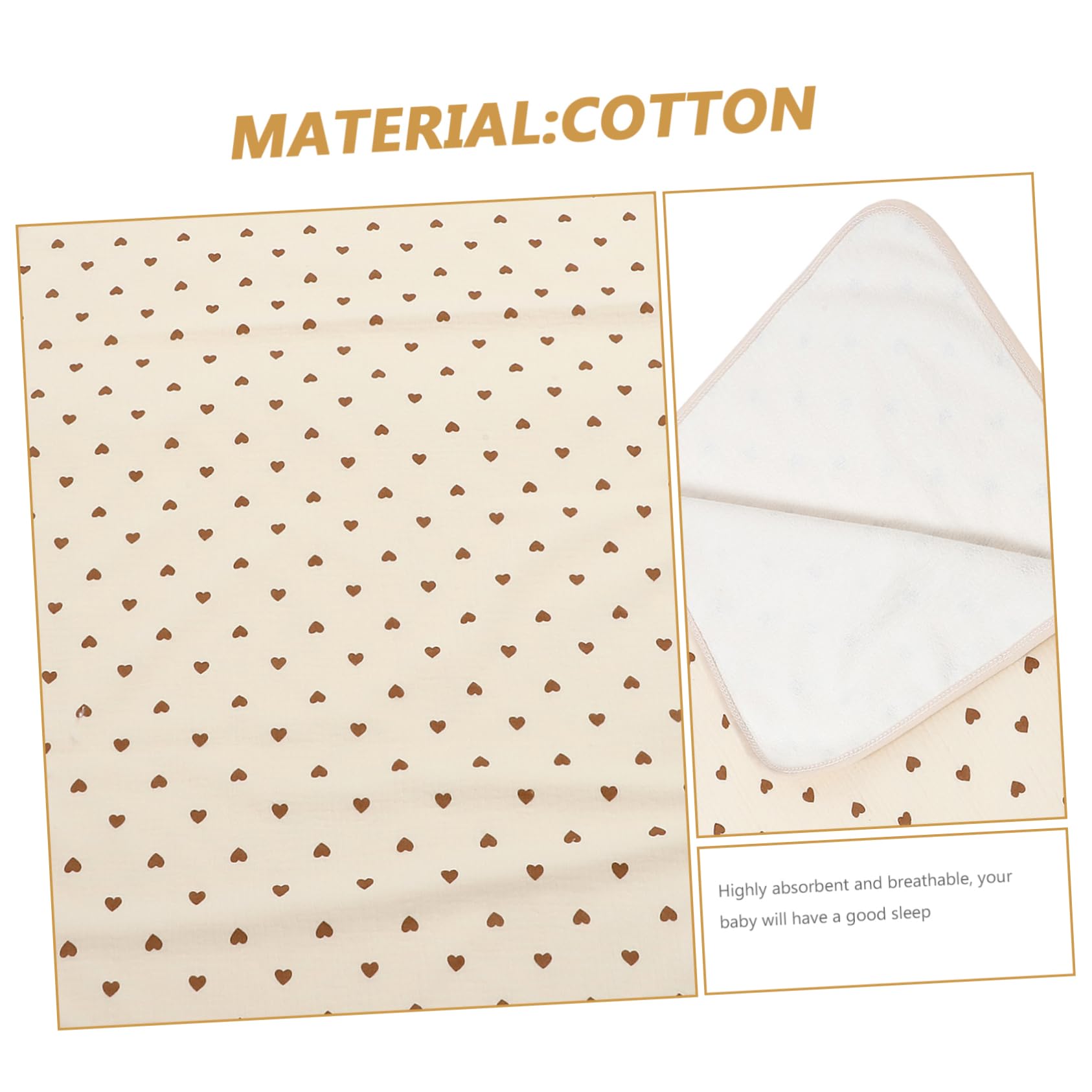 GLEAVI Washable Toddler Bed Mattress - Breathable Cotton Waterproof Pee Pad for Kids & Baby Bedwetting Protection - Perfect for Daycare, Travel & Home Use