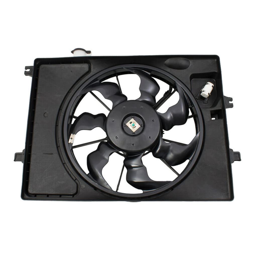 Kia Forte & Forte5 Engine Cooling Fan Assembly 2015-2018 | OEM 253803X500 & HY3115152 Replacement | Perfect for Overheating Prevention & Summer Driving
