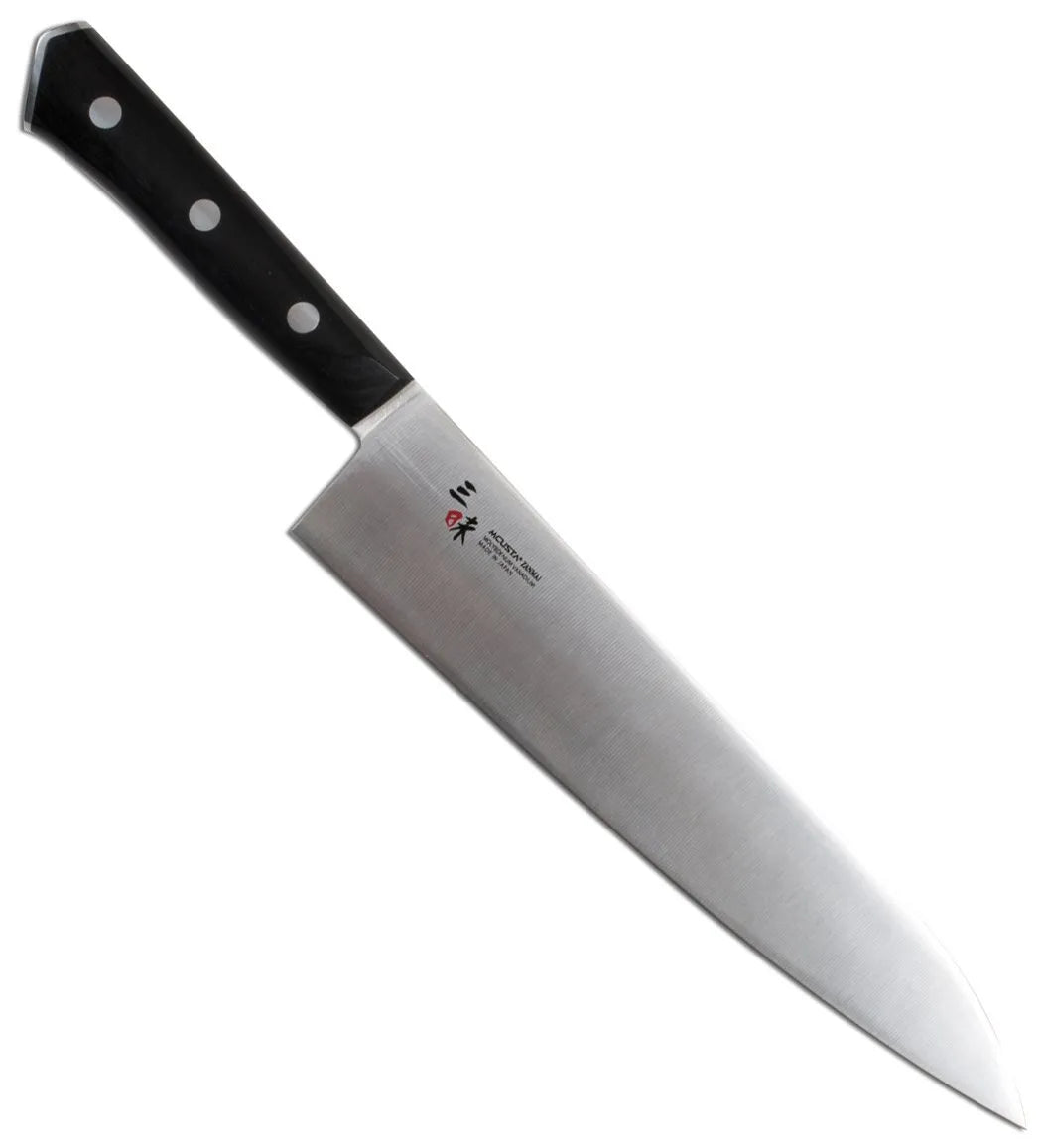 Premium Zanmai Gyuto Chef Knife - 8 Inch Japanese High Carbon Stainless Steel Kitchen Knife for Professional Chefs & Home Cooking - Perfect for Slicing, Dicing & Chopping Vegetables, Meat & Fish