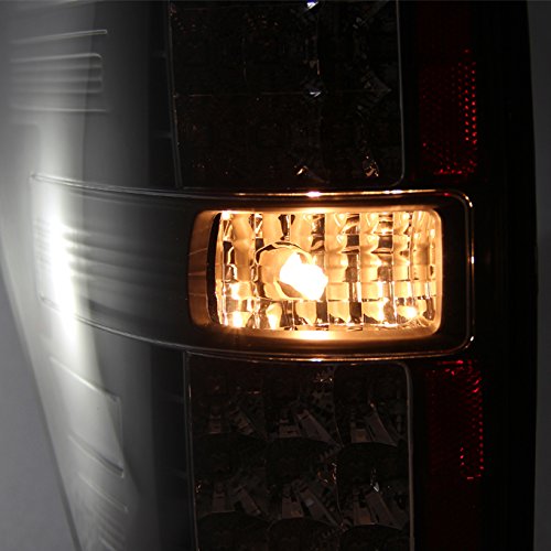 AKKON LED Tail Lights for Ford F-150 Pickup Truck - Black Bezel Brake Lamps (Driver & Passenger Side) | Durable & Stylish Upgrade for Enhanced Visibility & Safety at Night
