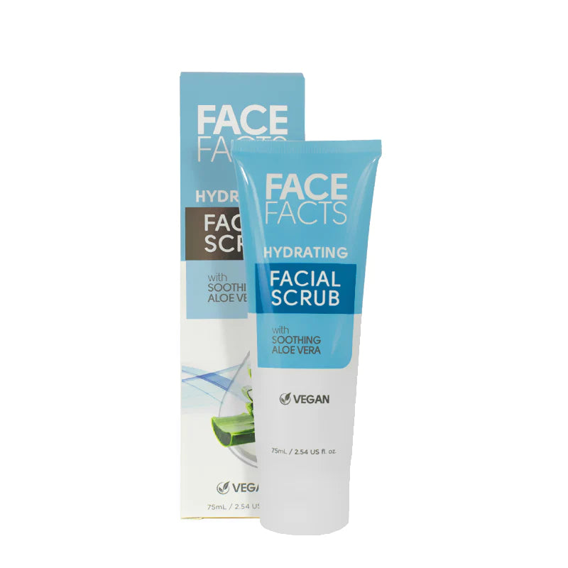 Best Hydrating Facial Scrub for Dry Skin - Gentle Exfoliating Face Wash with Natural Ingredients - Perfect for Daily Skincare Routine & Glowing Complexion