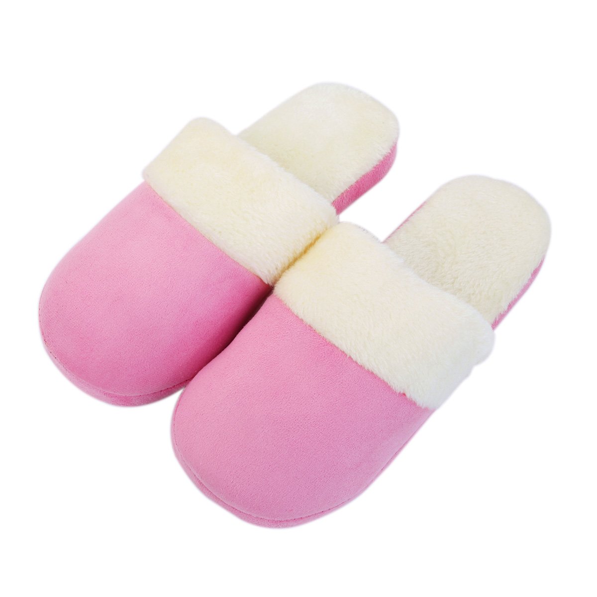 TrendsBlue Classic Cozy Plush Fleece House Slippers for Women & Men - Warm Non-Slip Indoor/Outdoor Winter Slippers - Perfect for Home, Office, and Travel