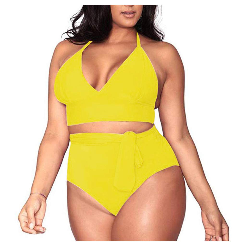High Waisted Full Coverage Plus Size Women's Swimwear - Tummy Control Halal Swimsuits for Beach, Pool & Vacation