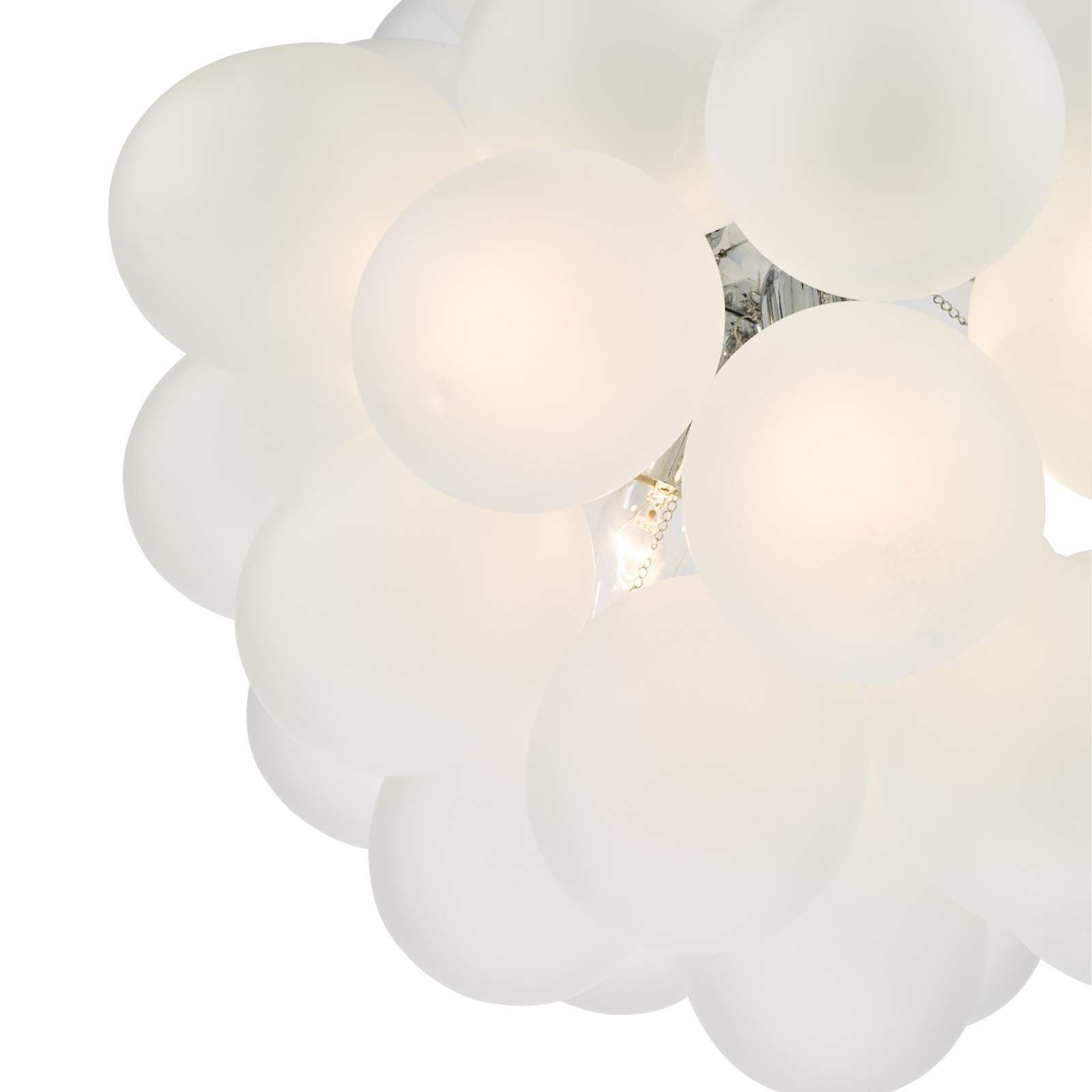 6Lt Bubbles Center Ceiling Light - Polished Chrome Finish, IP20 Rated for Living Room, Bedroom & Dining Room Lighting
