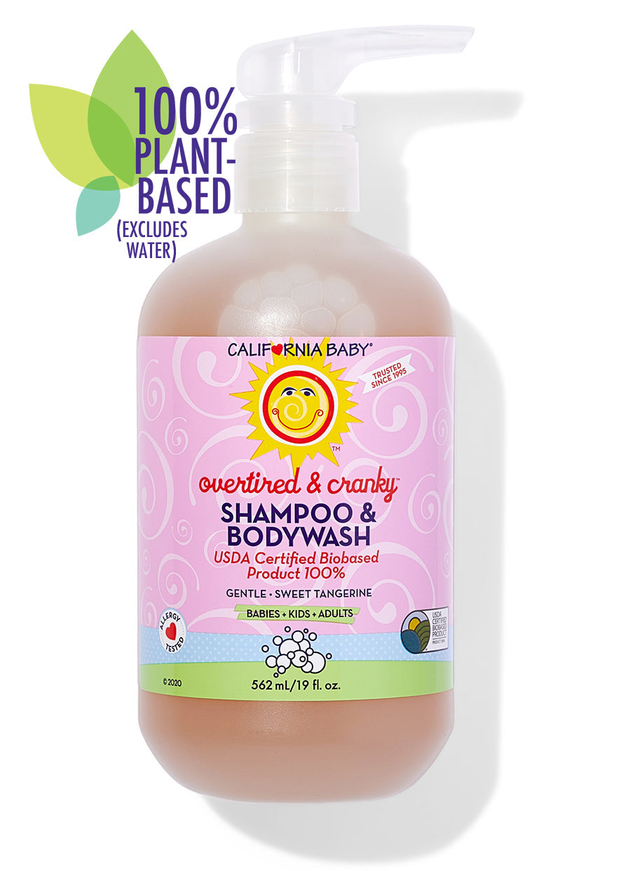 Overtired & Cranky™ Shampoo & Body Wash for Babies - Gentle 2-in-1 Cleanser for Sensitive Skin | Perfect for Bedtime & Newborn Bath Routines