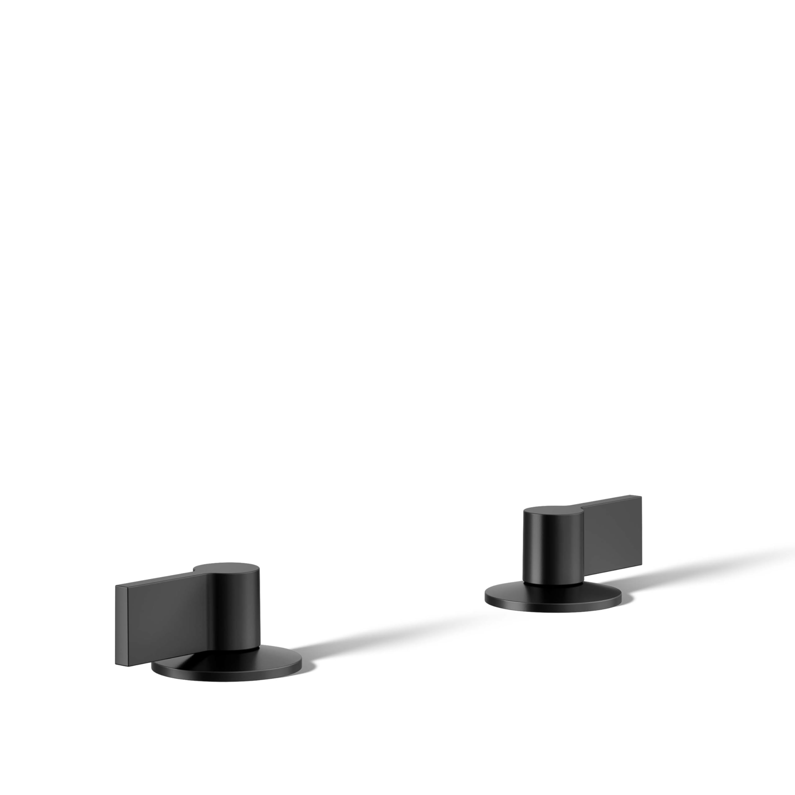 Kohler Components™ Bathroom Sink Faucet Handles - Lever Design Chrome Finish for Modern Vanity & Powder Room - Perfect for Home Renovation & Commercial Use