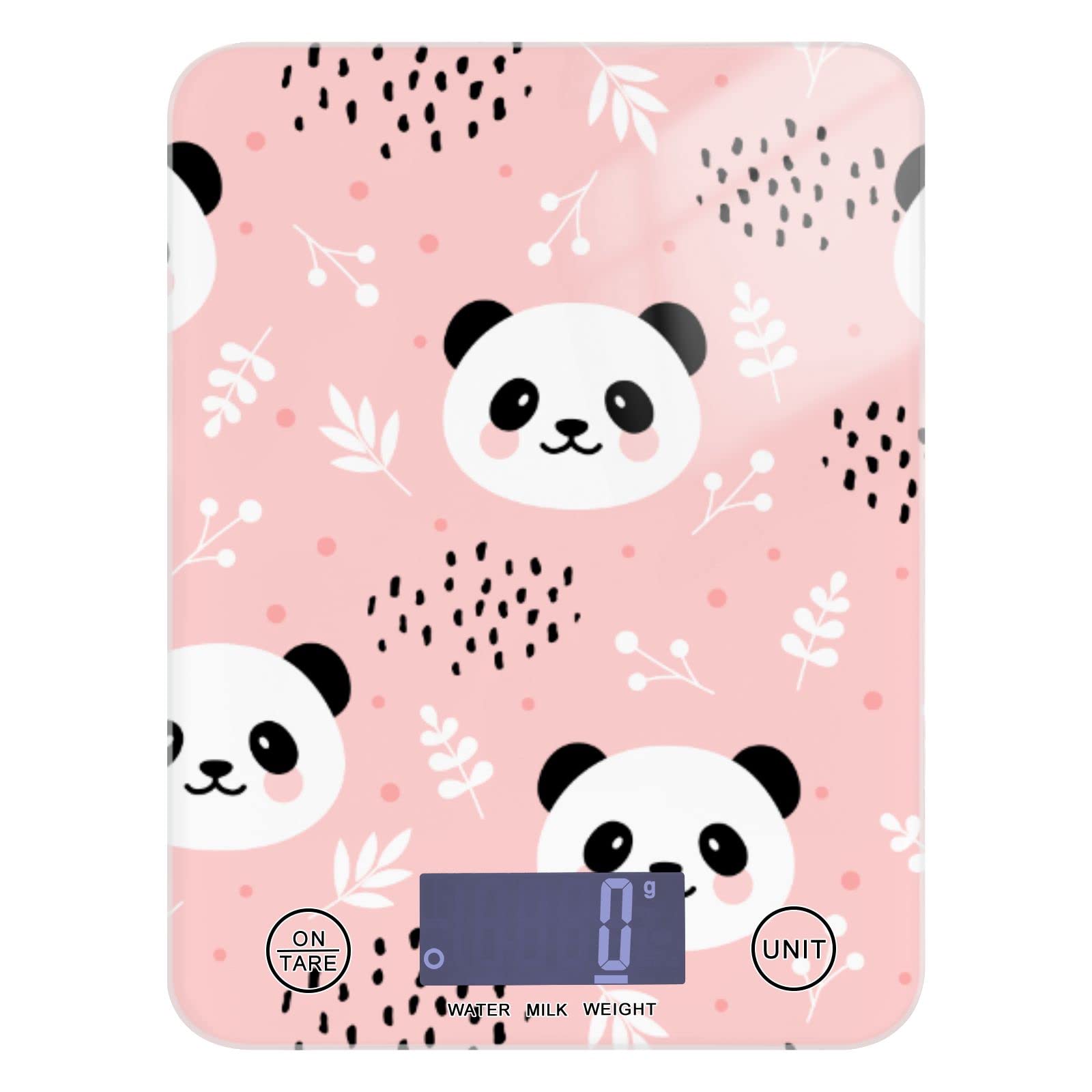 Waterproof Digital Kitchen Scale - Cute Panda Design, Measures in Ounces & Grams, Easy to Clean for Cooking, Baking & Meal Prep | Perfect for Home Chefs & Bakers