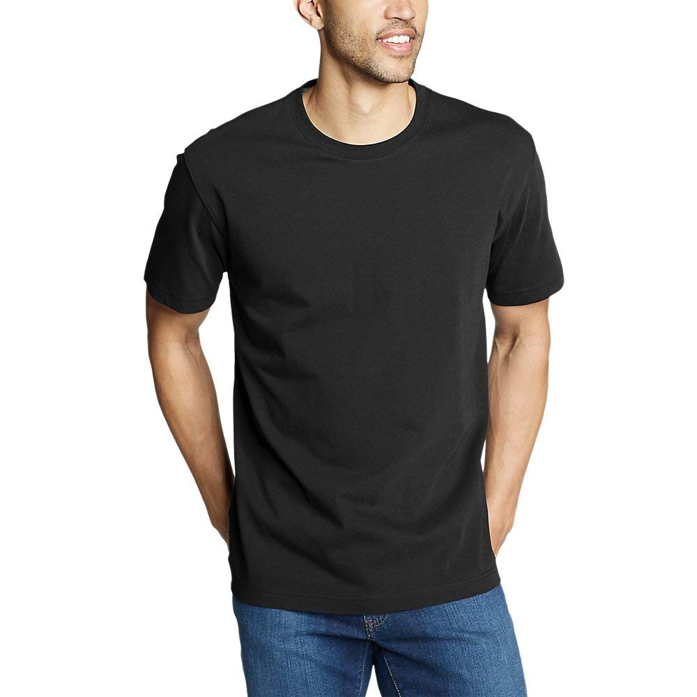 Eddie Bauer Men's Legend Wash Short-Sleeve Cotton T-Shirt - Comfortable Casual Tee for Outdoor Activities & Everyday Wear
