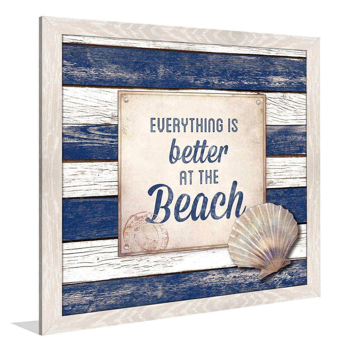 Elizabeth Medley Beach Print Acrylic Wall Art - Coastal Decor for Living Room, Bedroom & Office