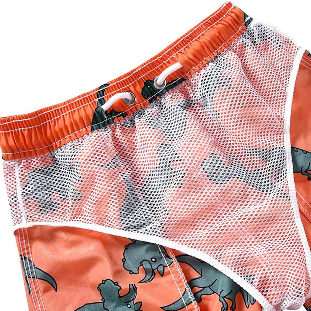 **EULLA Boys Quick Dry Swim Trunks UPF 50+ - Kids Beach Swim Shorts for Boys, Comfortable Board Shorts for Swimming, Surfing & Summer Activities**