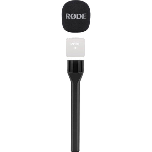 Rode Interview GO Handheld Adapter for Wireless GO II - Professional Microphone Mount for Rode Wireless GO II - Perfect for Vlogging, Podcasting & Live Streaming