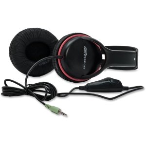 CCS15153 Stereo Headphones with In-line Volume Control - Perfect for Gaming, Music & Online Classes
