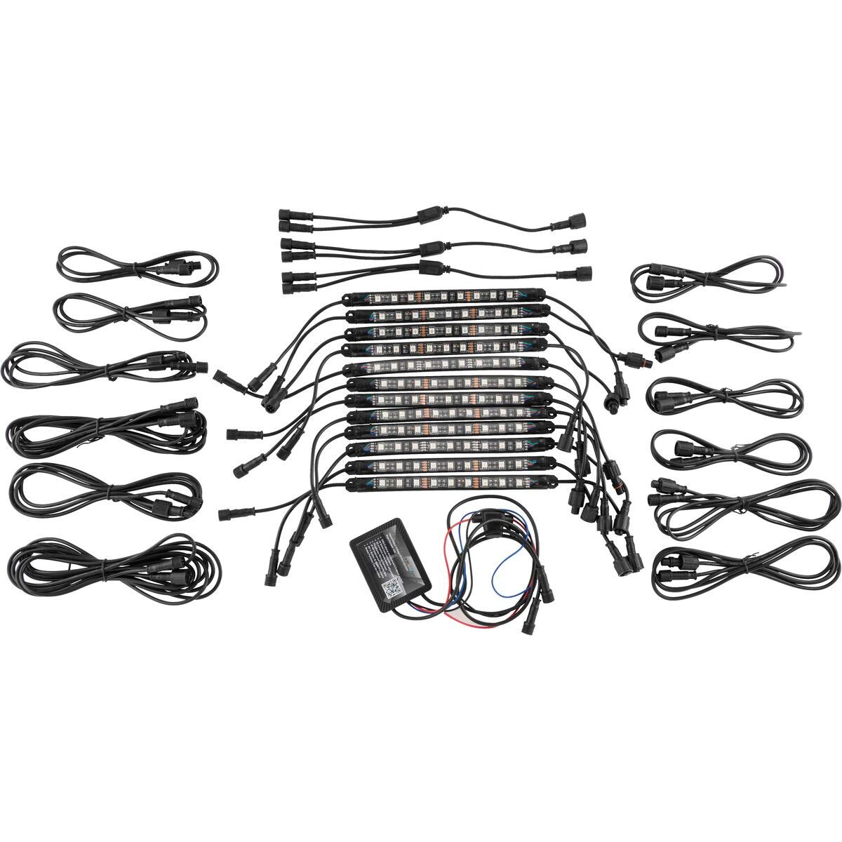 Dragonfire Racing Accent Light Kit - 12 Piece LED Underglow Lighting for Cars, Trucks & Motorcycles | Enhance Nighttime Visibility & Style for Off-Road Adventures, Car Shows & Night Cruising