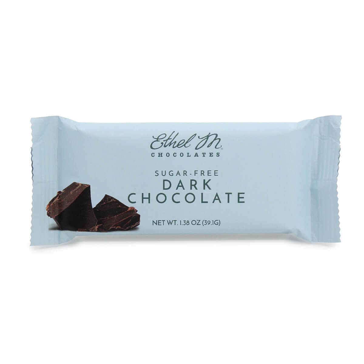 Ethel M Premium Sugar Free Dark Chocolate Bars - 24 Individually Wrapped Keto-Friendly Candy Bars for Gifts, Parties & Healthy Snacking