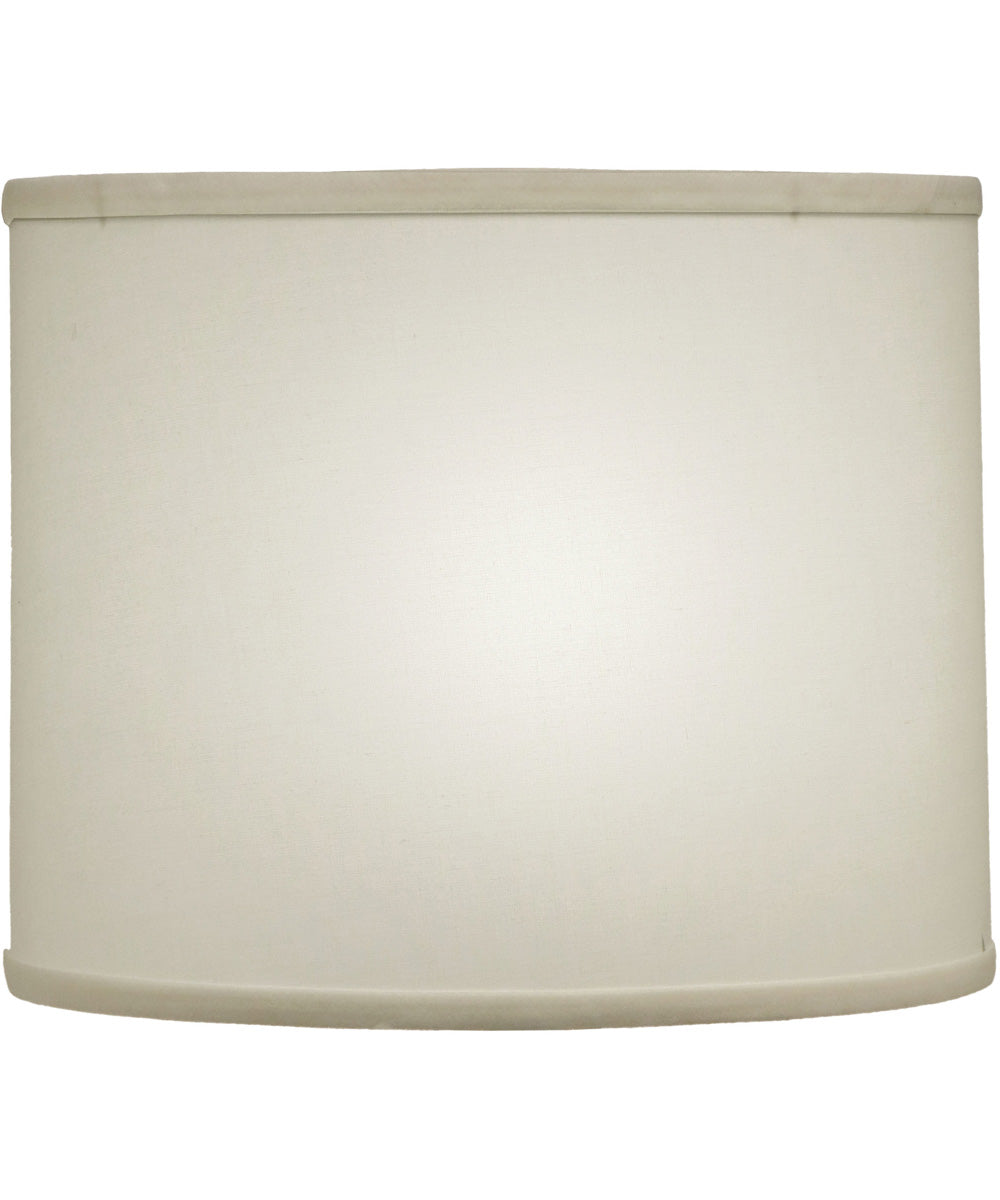 12x13x10 Inch Parchment Butcher Linen Drum Hardback Lampshade - Vintage Style Lighting for Bedroom, Living Room & Office Decor