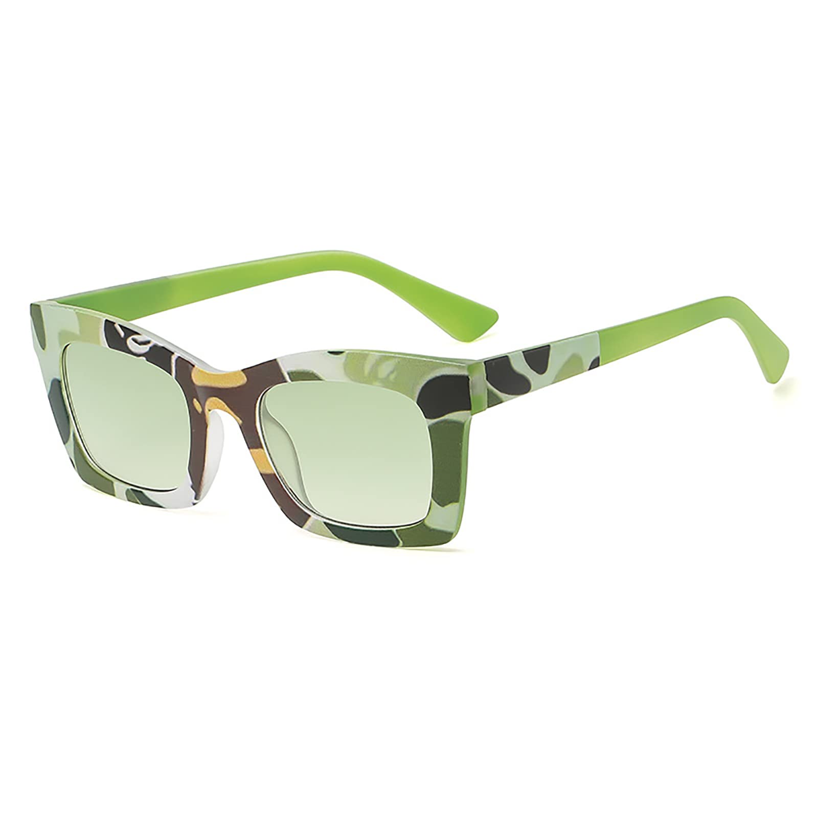 Trendy Vintage Retro Square Sunglasses for Men & Women - UV Protection, Polarized Lenses for Driving, Beach & Outdoor Activities