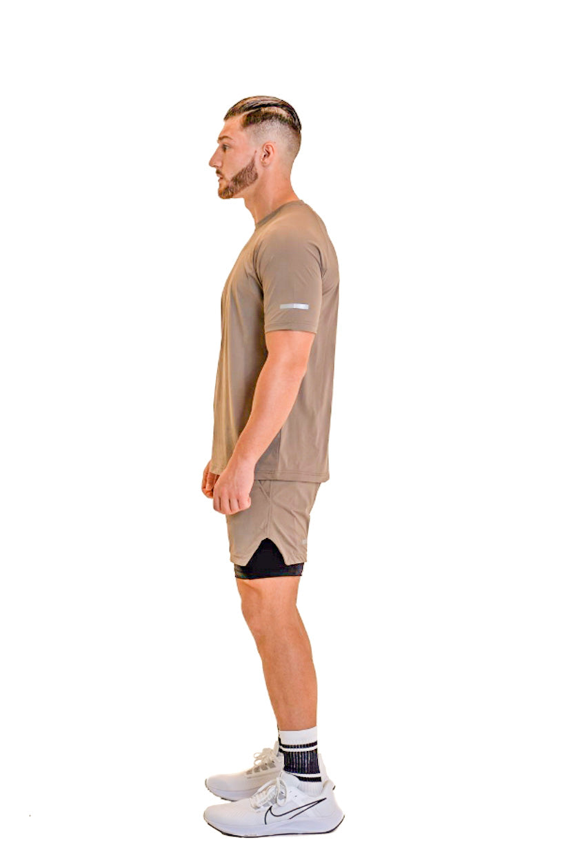 Cerus Biscuit Quantum Men's T-Shirt - Premium Cotton Casual Tee for Everyday Wear | Gym, Workout, Street Style & Lounge Comfort
