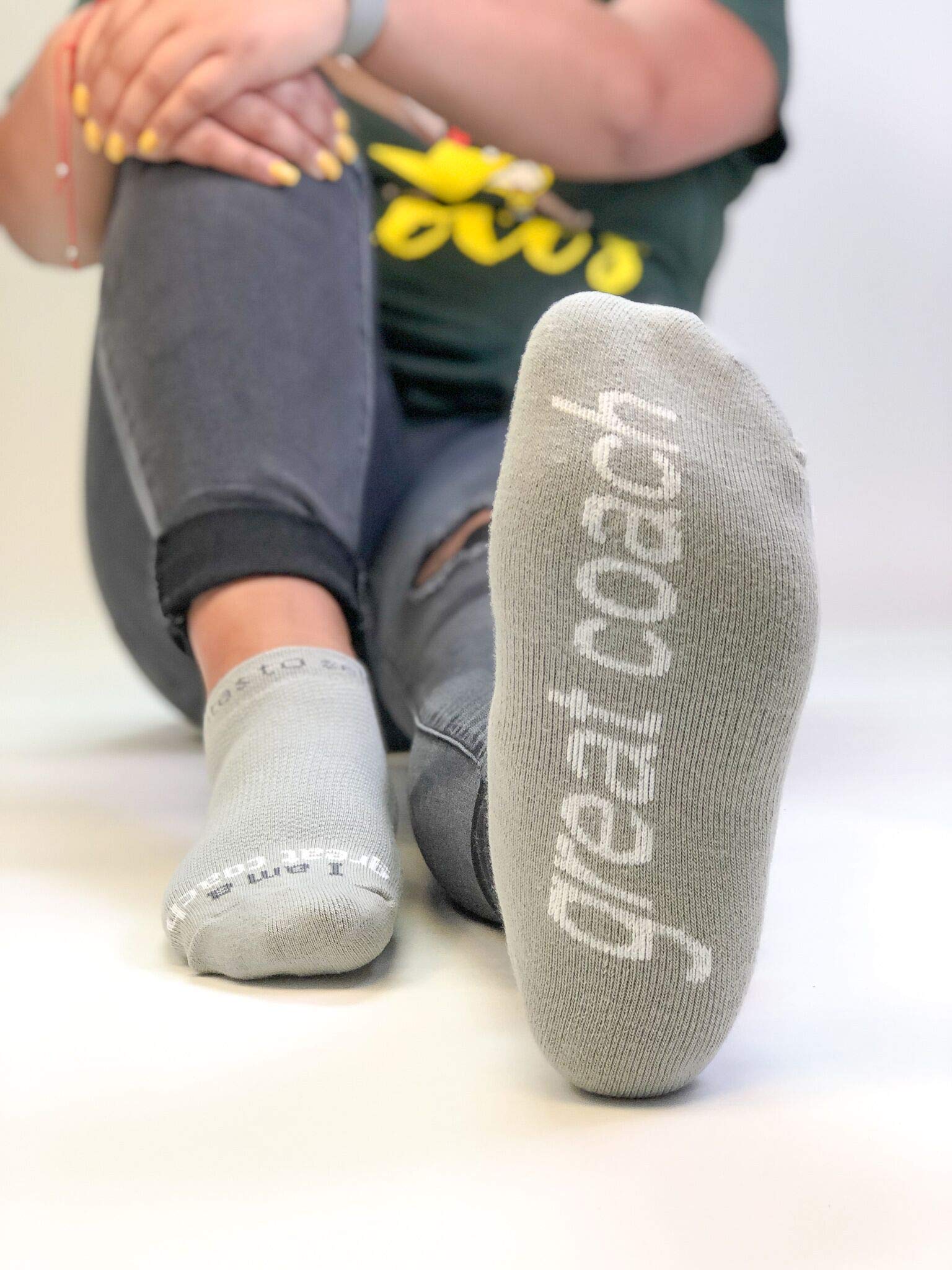 Notes to Self Show Love Work Socks - Thoughtful Gifts for Teachers, Nurses & Professionals - Comfortable & Motivational Work Socks for Healthcare Workers, Educators & Office Professionals