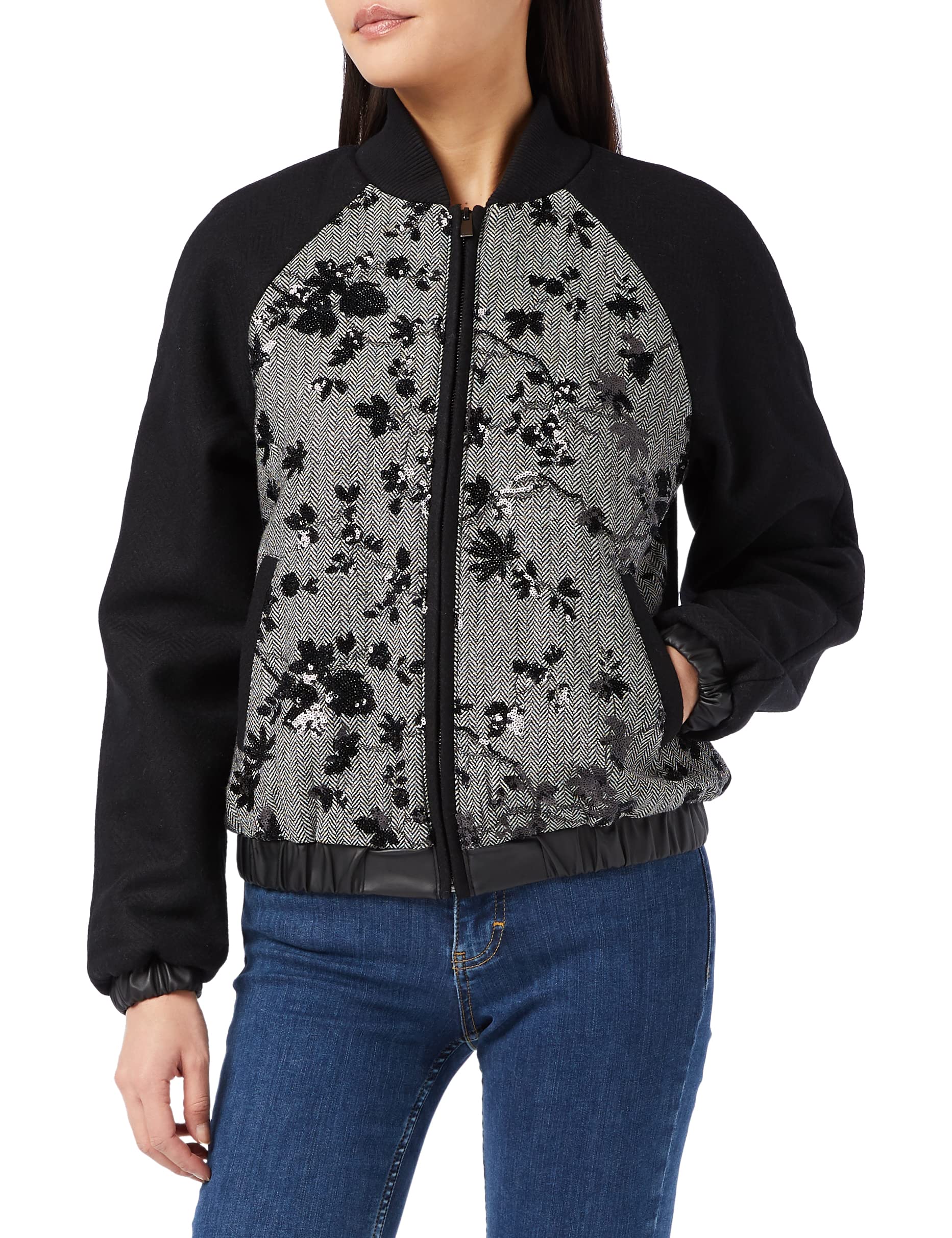 Desigual Women's Lightweight Woven Jacket - Stylish Casual Blazer for Spring & Fall | Perfect for Office, Date Night & Outdoor Activities