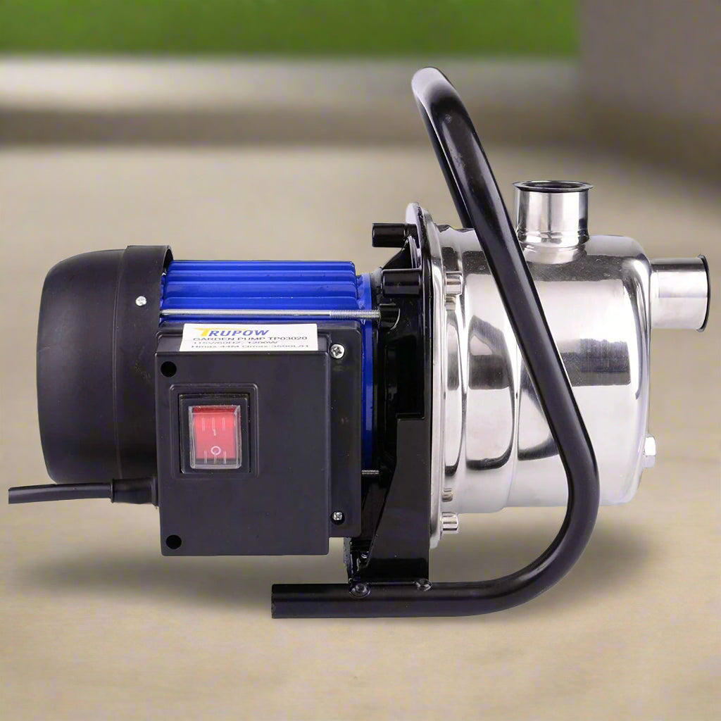 1.6 HP Stainless Steel Shallow Well Jet Pump - 1200W, 3500L/H, 66 PSI for Irrigation, Pools & Water Transfer | Durable & High-Performance Water Pump for Home, Garden & Farm Use